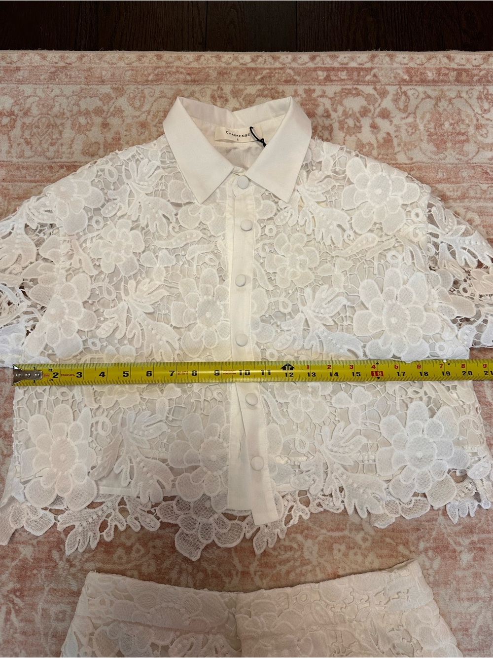NWT 🤍 Commense SET Lace Shorts & Top - Picture 11 of 15